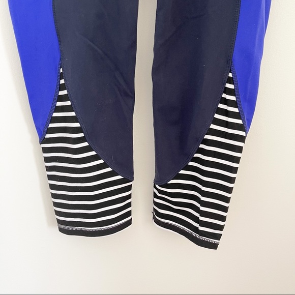 Athleta Color Block Striped Capri Tights - Picture 6 of 11